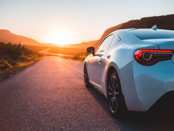 road, sunset, Toyota Wallpaper 800x600