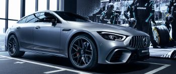 Mercedes-AMG, sports car, gray Wallpaper 2560x1080