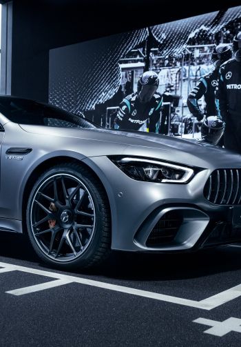 Mercedes-AMG, sports car, gray Wallpaper 1640x2360