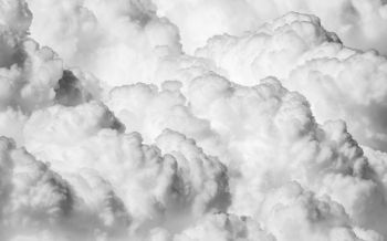 cumulus, black and white Wallpaper 1920x1200
