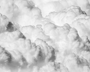 cumulus, black and white Wallpaper 1280x1024