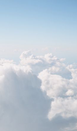 cumulus, sky, white Wallpaper 600x1024