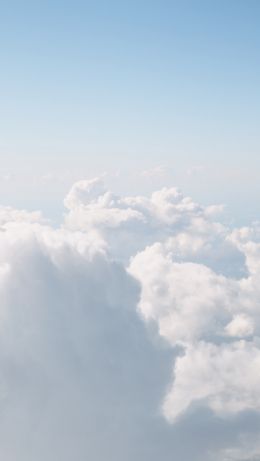 cumulus, sky, white Wallpaper 640x1136