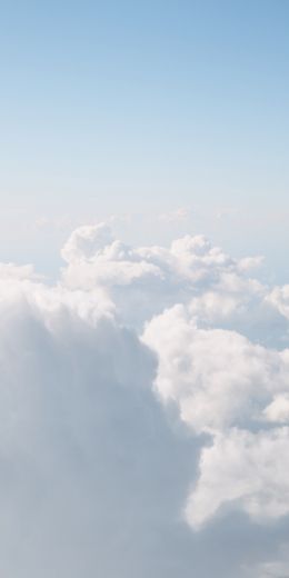 cumulus, sky, white Wallpaper 720x1440