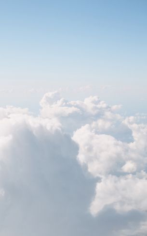 cumulus, sky, white Wallpaper 1752x2800