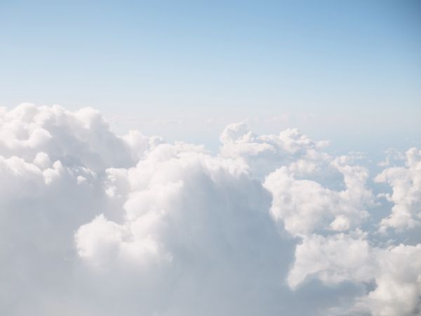 cumulus, sky, white Wallpaper 1024x768