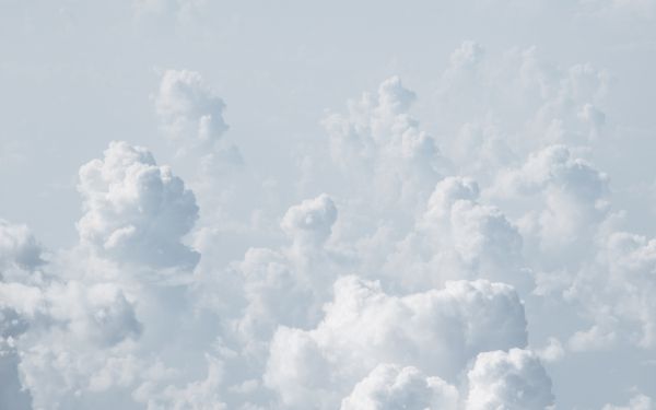 cumulus, sky, white Wallpaper 2560x1600