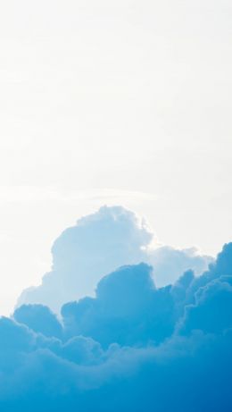 cumulus, sky, blue Wallpaper 640x1136