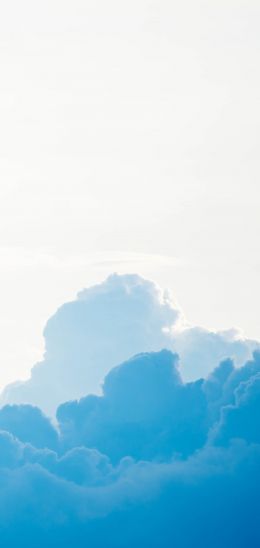 cumulus, sky, blue Wallpaper 1080x2280