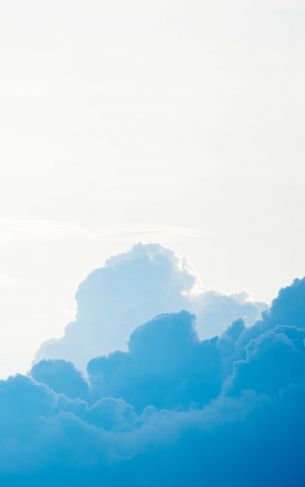 cumulus, sky, blue Wallpaper 1752x2800