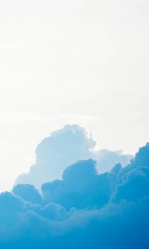 cumulus, sky, blue Wallpaper 1200x2000