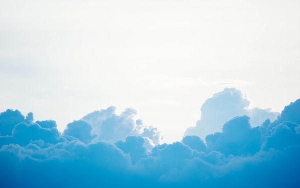 cumulus, sky, blue Wallpaper 2560x1600