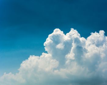 cumulus, sky, blue Wallpaper 1280x1024