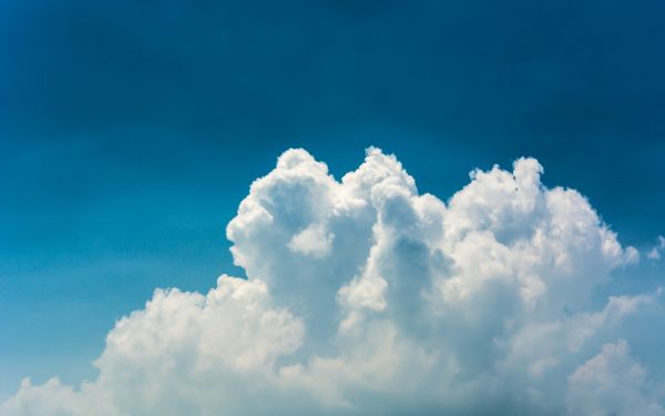 cumulus, sky, blue Wallpaper 1920x1200