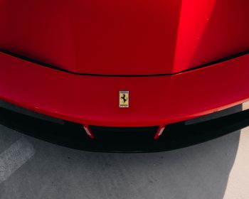 Обои 1280x1024 красный Ferrari, спортивная машина
