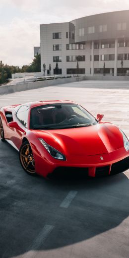 Ferrari 488, sports car Wallpaper 720x1440