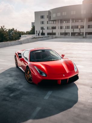 Обои 2048x2732 Ferrari 488, спортивная машина