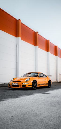 Porsche GT3 RS, sports car Wallpaper 1080x2280