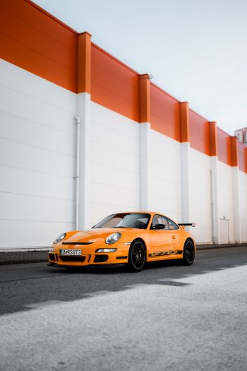 Обои 640x960 Porsche GT3 RS, спортивная машина