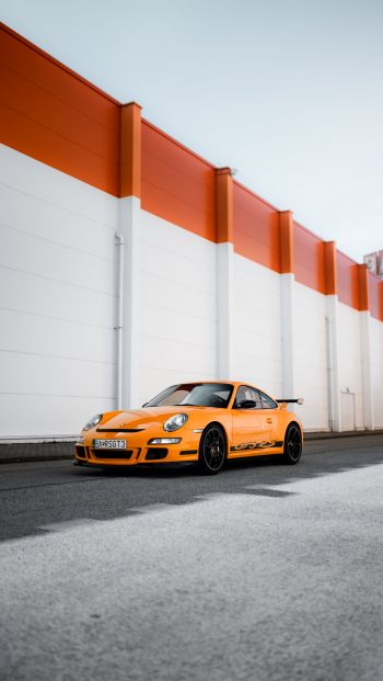 Обои 640x1136 Porsche GT3 RS, спортивная машина