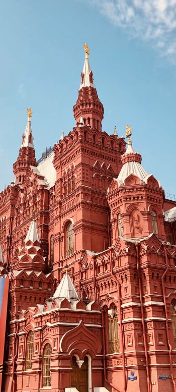 Обои 720x1600 Красная площадь, Москва, Россия