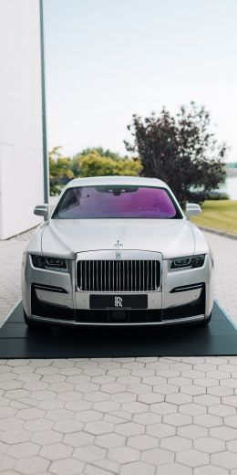 Обои 720x1440 Rolls-Royce, белый