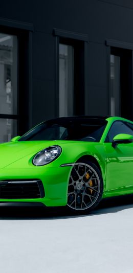 Обои 1440x2960 Porsche 911, спортивная машина