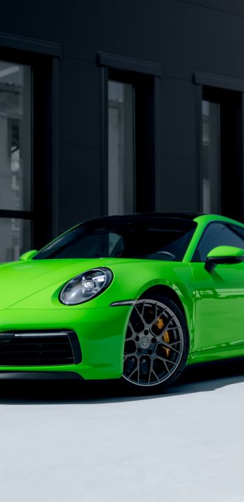 Porsche 911, sports car Wallpaper 1080x2220