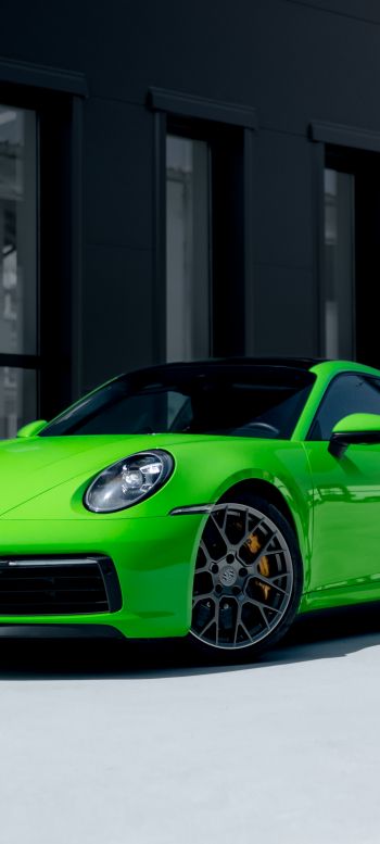 Porsche 911, sports car Wallpaper 1080x2400