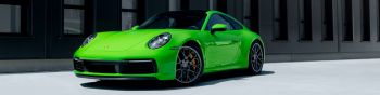 Porsche 911, sports car Wallpaper 1590x400