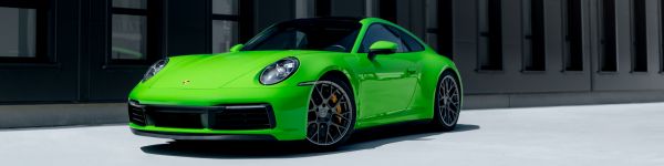 Обои 1590x400 Porsche 911, спортивная машина