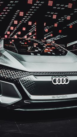 Обои 640x1136 Audi e-tron, спортивная машина