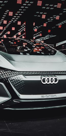 Обои 1080x2220 Audi e-tron, спортивная машина