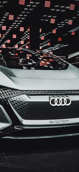 Audi e-tron, sports car Wallpaper 1170x2532