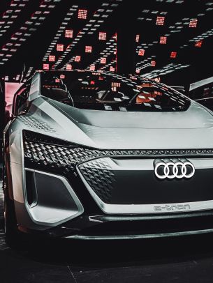 Audi e-tron, sports car Wallpaper 1668x2224