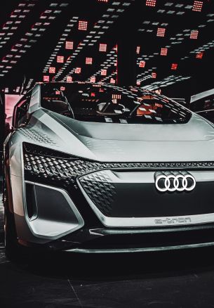 Audi e-tron, sports car Wallpaper 1640x2360