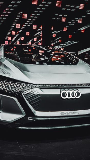 Audi e-tron, sports car Wallpaper 2160x3840