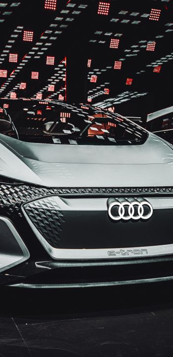 Audi e-tron, sports car Wallpaper 1440x2960