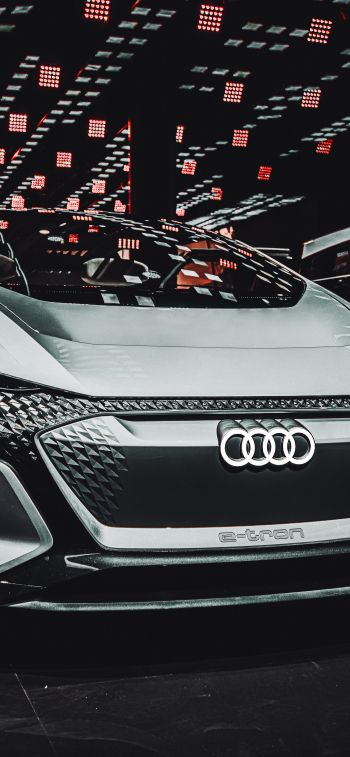 Audi e-tron, sports car Wallpaper 1242x2688