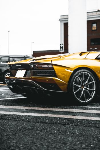 Lamborghini Aventador, sports car Wallpaper 640x960