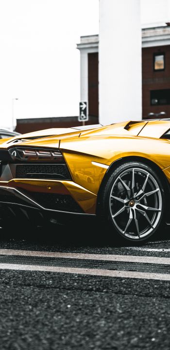 Lamborghini Aventador, sports car Wallpaper 1440x2960