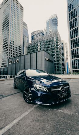 Mercedes, city Wallpaper 600x1024