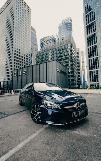 Mercedes, city Wallpaper 1600x2560