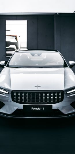 Polestar, gray Wallpaper 1440x2960