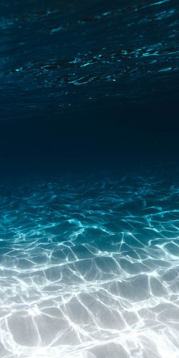 sea, underwater, blue Wallpaper 720x1440