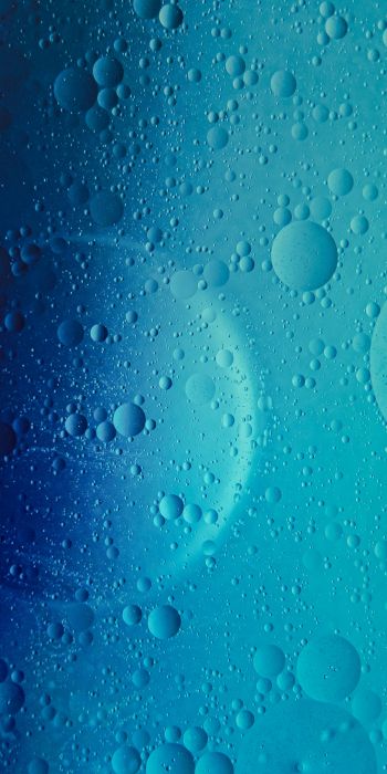 water, drops, bubbles Wallpaper 720x1440