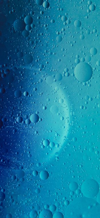 water, drops, bubbles Wallpaper 1284x2778