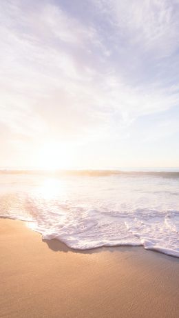 beach, sea, sunset Wallpaper 640x1136