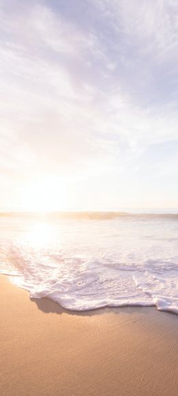 beach, sea, sunset Wallpaper 1080x2400