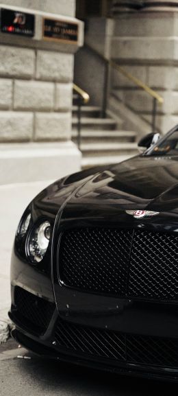 black bentley Wallpaper 1440x3200